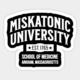 Miskatonic University Sticker